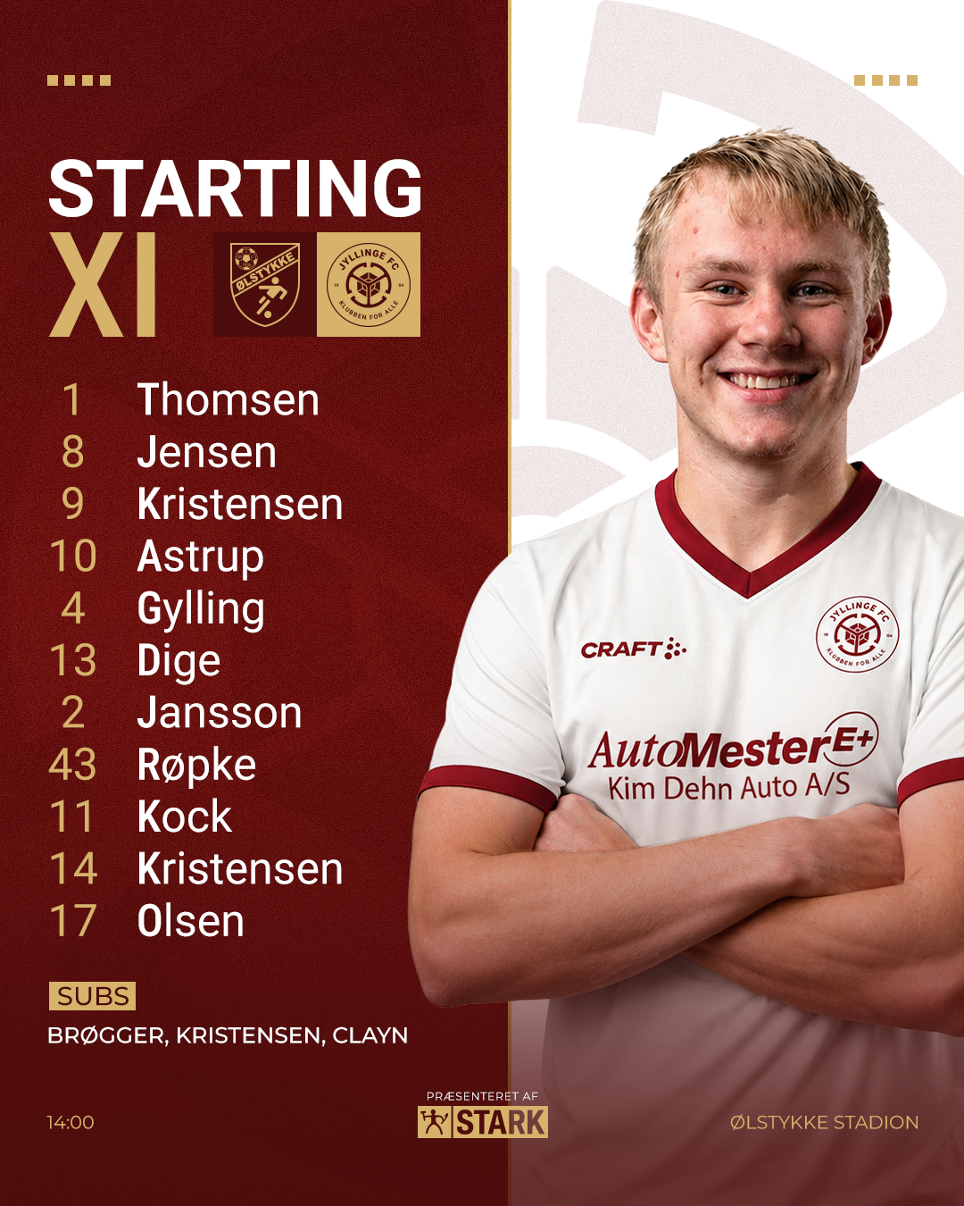Rebrand - Jyllinge FC JFC AwayXI